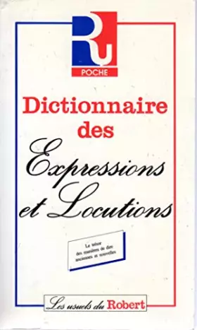 Couverture du produit · Dictionnaire des expressions et locutions