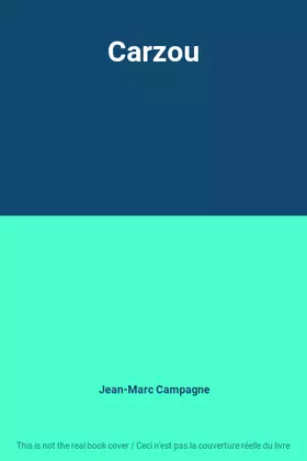 Couverture du produit · Carzou