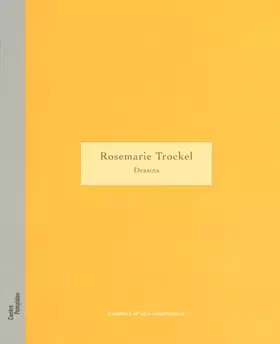 Couverture du produit · Rosemarie Trockel. Dessins