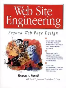 Couverture du produit · Web Site Engineering: Beyond Web Page Design