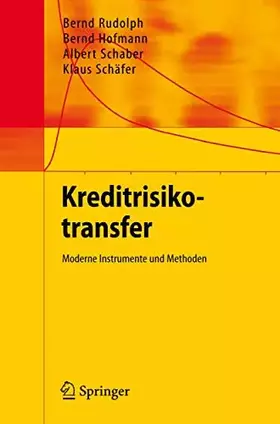 Couverture du produit · Kreditrisikotransfer: Moderne Instrumente und Methoden