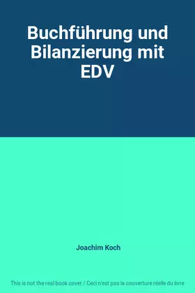 Couverture du produit · Buchführung und Bilanzierung mit EDV