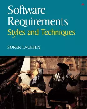 Couverture du produit · Software Requirements: Styles and Techniques