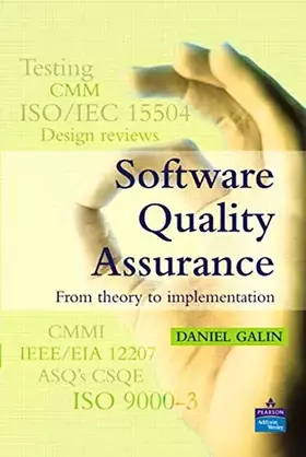 Couverture du produit · Software Quality Assurance: From Theory to Implementation