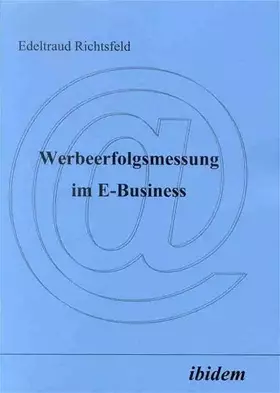 Couverture du produit · Werbeerfolgsmessung Im E-Business