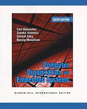 Couverture du produit · Computer Organization and Embedded Systems (Int'l Ed)