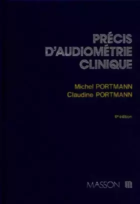 Couverture du produit · Précis d'audiométrie clinique