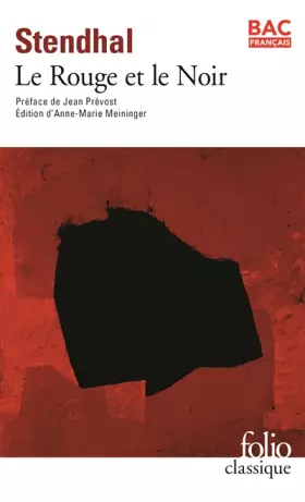 Couverture du produit · Le rouge et le noir