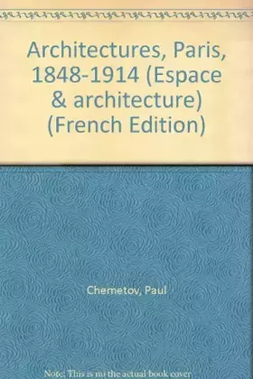 Couverture du produit · Architectures, Paris
