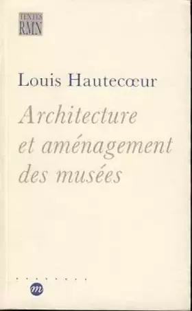 Couverture du produit · Les musées d'art, architecture et aménagement, octobre 93