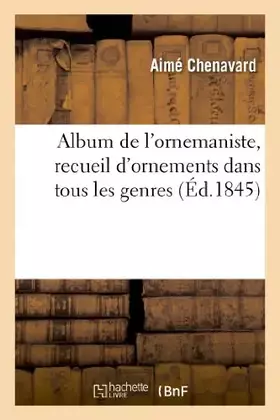 Couverture du produit · ALBUM DE L ORNEMANISTE