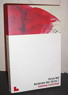 Couverture du produit · Nachdenken über Christa T. (Sammlung Luchterhand)