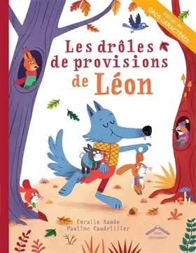 Couverture du produit · Les drôles de provisions de Léon : Gros caractères