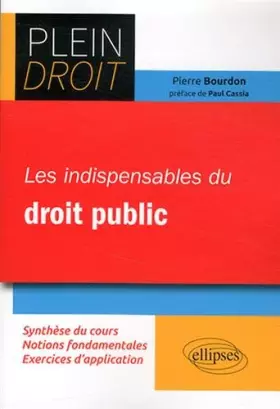 Couverture du produit · Les Indispensables du Droit Public
