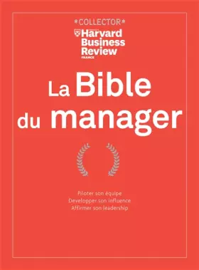 Couverture du produit · La bible du manager