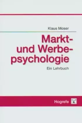 Couverture du produit · Markt- und Werbepsychologie: Ein Lehrbuch