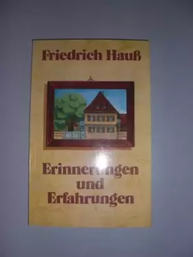 Couverture du produit · Erinnerungen und Erfahrungen