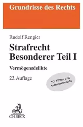 Couverture du produit · Strafrecht Besonderer Teil I: Vermögensdelikte (Grundrisse des Rechts)