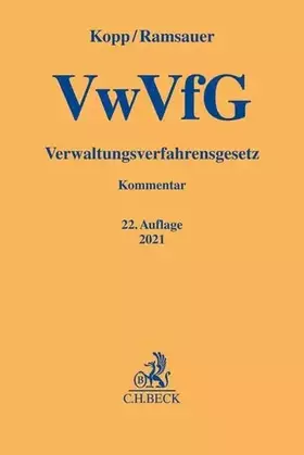 Couverture du produit · Verwaltungsverfahrensgesetz (Gelbe Erläuterungsbücher)