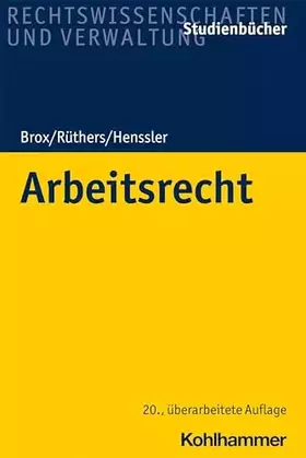 Couverture du produit · Arbeitsrecht (Studienbücher Rechtswissenschaft)