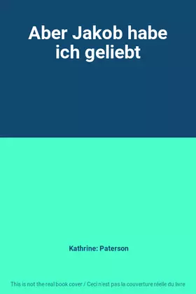 Couverture du produit · Aber Jakob habe ich geliebt