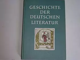 Couverture du produit · GESCHICHTE DER DEUTSCHEN LITERATUR