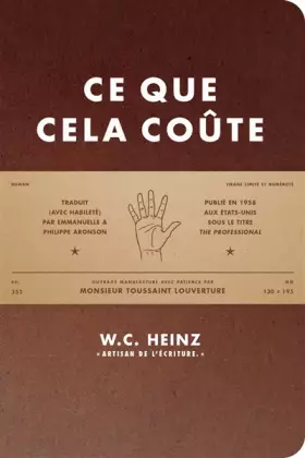 Couverture du produit · Ce que cela coûte: Tirage limité et numéroté