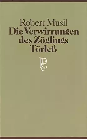 Couverture du produit · Die Verwirrungen des Zöglings Törless