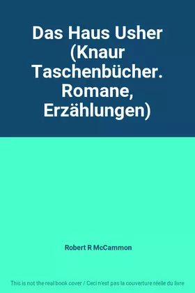 Couverture du produit · Das Haus Usher (Knaur Taschenbücher. Romane, Erzählungen)