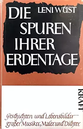 Couverture du produit · Die Spuren ihrer Erdentage