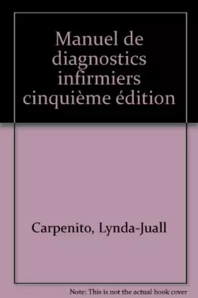 Couverture du produit · Manuel de diagnostics infirmiers, 5e édition