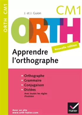 Couverture du produit · ORTH CM1 : Apprendre l'orthographe