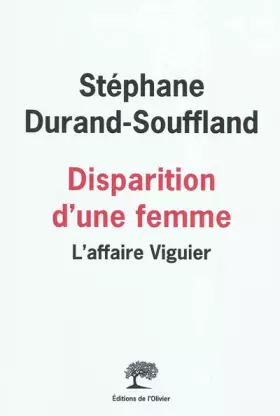 Couverture du produit · Disparition d'une femme : L'affaire Viguier