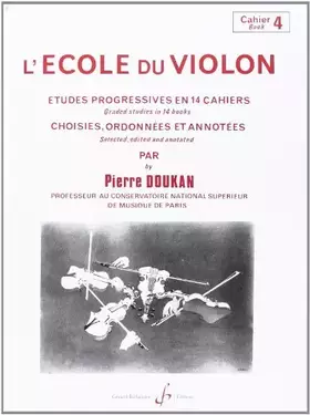 Couverture du produit · L'Ecole du Violon Volume 4