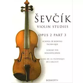 Couverture du produit · Sevcik Violin Studies - Opus 2, Part 3: School of Bowing Technique