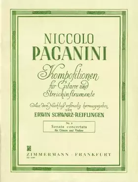 Couverture du produit · Sonata concertata A-Dur, Violine und Gitarre: Kompositionen für Gitarre und Streichinstrumente. Nr. 2. Violine und Gitarre.