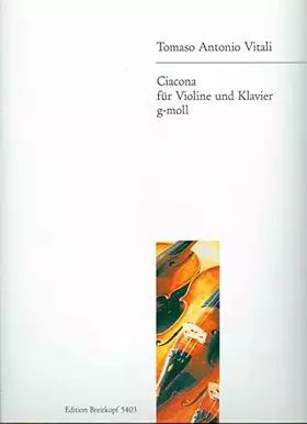 Couverture du produit · VITALI - Chacona en Sol menor para Violin y Piano (Charlier)