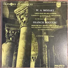 Couverture du produit · Mozart 7 Sonates D’Eglise Pour Orgue Et Orchestre - Poulenc Concerto Pour Orgue, Orchestre A Cordes Et Timbales