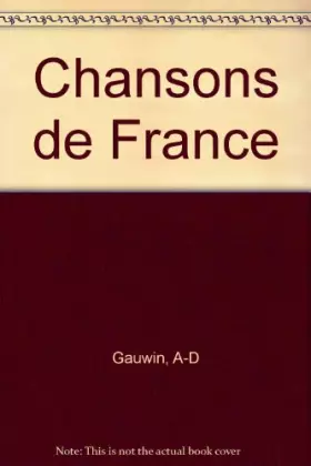 Couverture du produit · Chansons de France