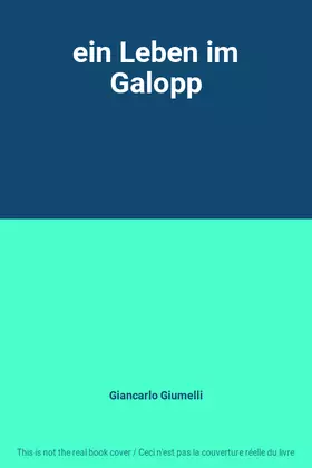 Couverture du produit · ein Leben im Galopp