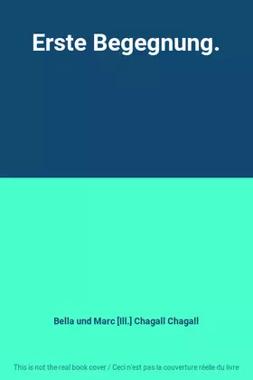 Couverture du produit · Erste Begegnung.
