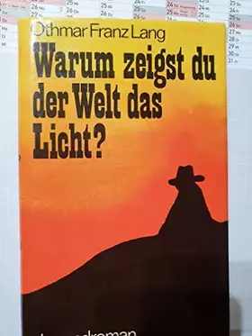 Couverture du produit · Warum zeigst du der Welt das Licht?