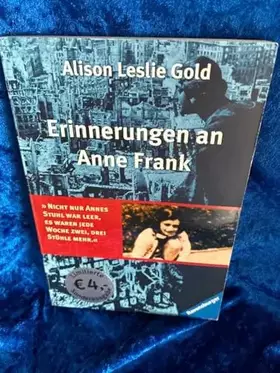 Couverture du produit · Erinnerungen an Anne Frank (Ravensburger Taschenbücher)