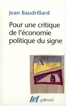 Couverture du produit · Pour une critique de l'économie politique du signe