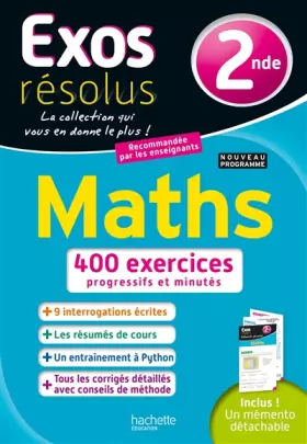 Couverture du produit · Exos Résolus - Maths 2nde