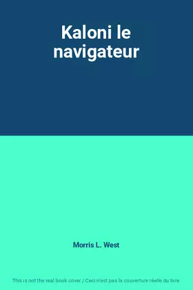Couverture du produit · Kaloni le navigateur
