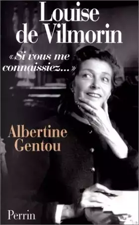 Couverture du produit · LOUISE DE VILMORIN.