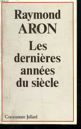 Couverture du produit · Dernières annees du siecle