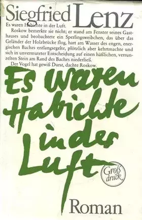 Couverture du produit · LENZ,S., Es waren Habichte in der Luft. (Hbg.), Hoffmann & Campe, (1951). 311 S. Olwd.