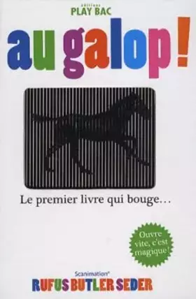 Couverture du produit · Au galop ! : Le premier livre qui bouge...